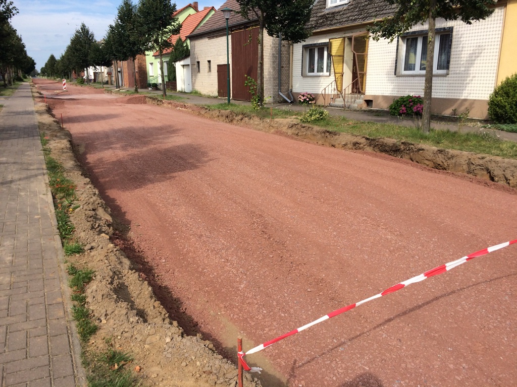 Straßenbaumaßnahme Ortsdurchfahrt Rosian