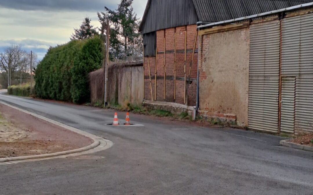 Neue Straße fertiggestellt